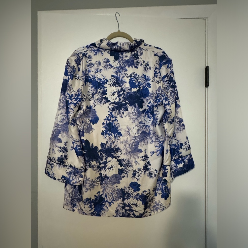 NWT CARA CARA SILK VENEZIA JACKET L - Picture 2 of 5